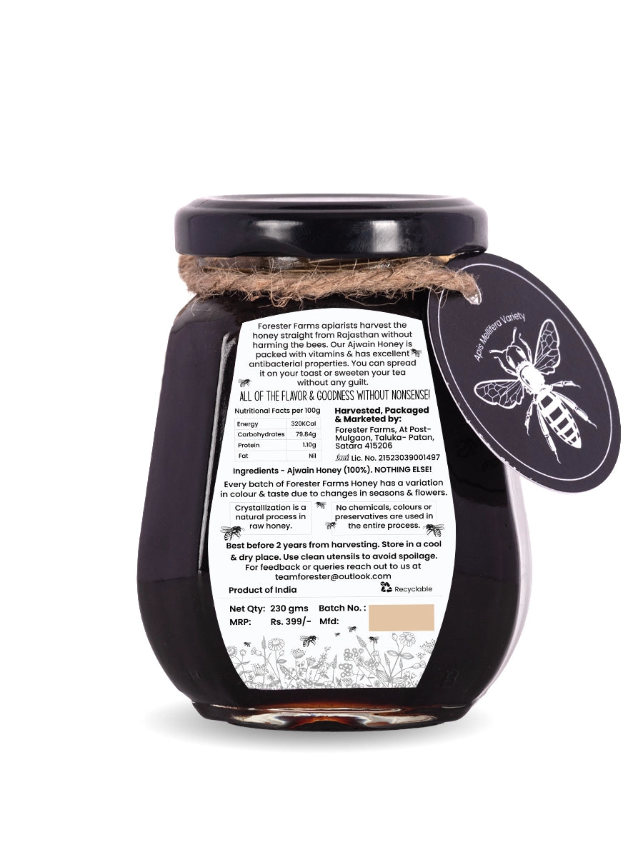 Ajwain Honey - Apis Mellifera