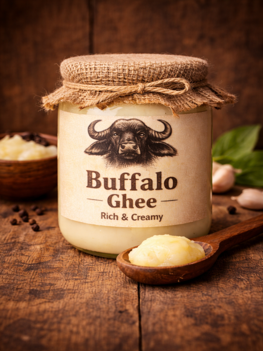 Cultured A2 Buffalo Ghee (Butter)