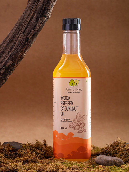 Wood Pressed Groundnut Oil