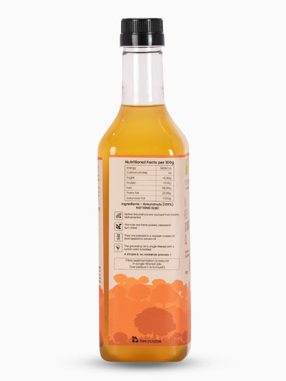 Wood Pressed Groundnut Oil