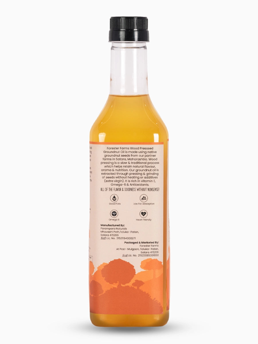 Wood Pressed Groundnut Oil