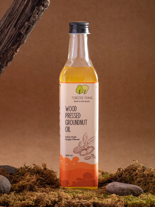 Wood Pressed Groundnut Oil