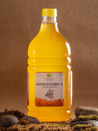 Wood Pressed Groundnut Oil