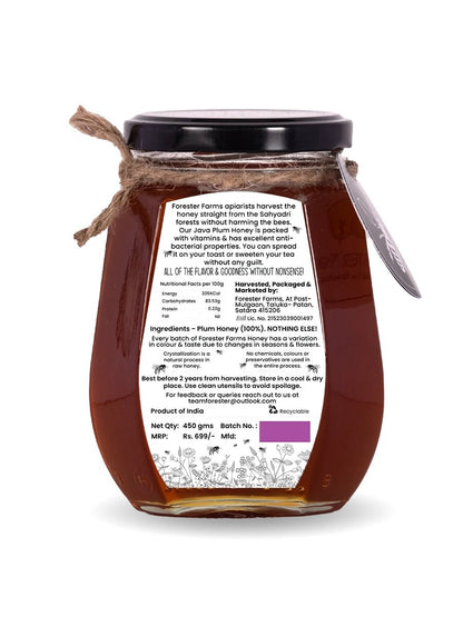 Java Plum Honey - Apis Mellifera__Honey